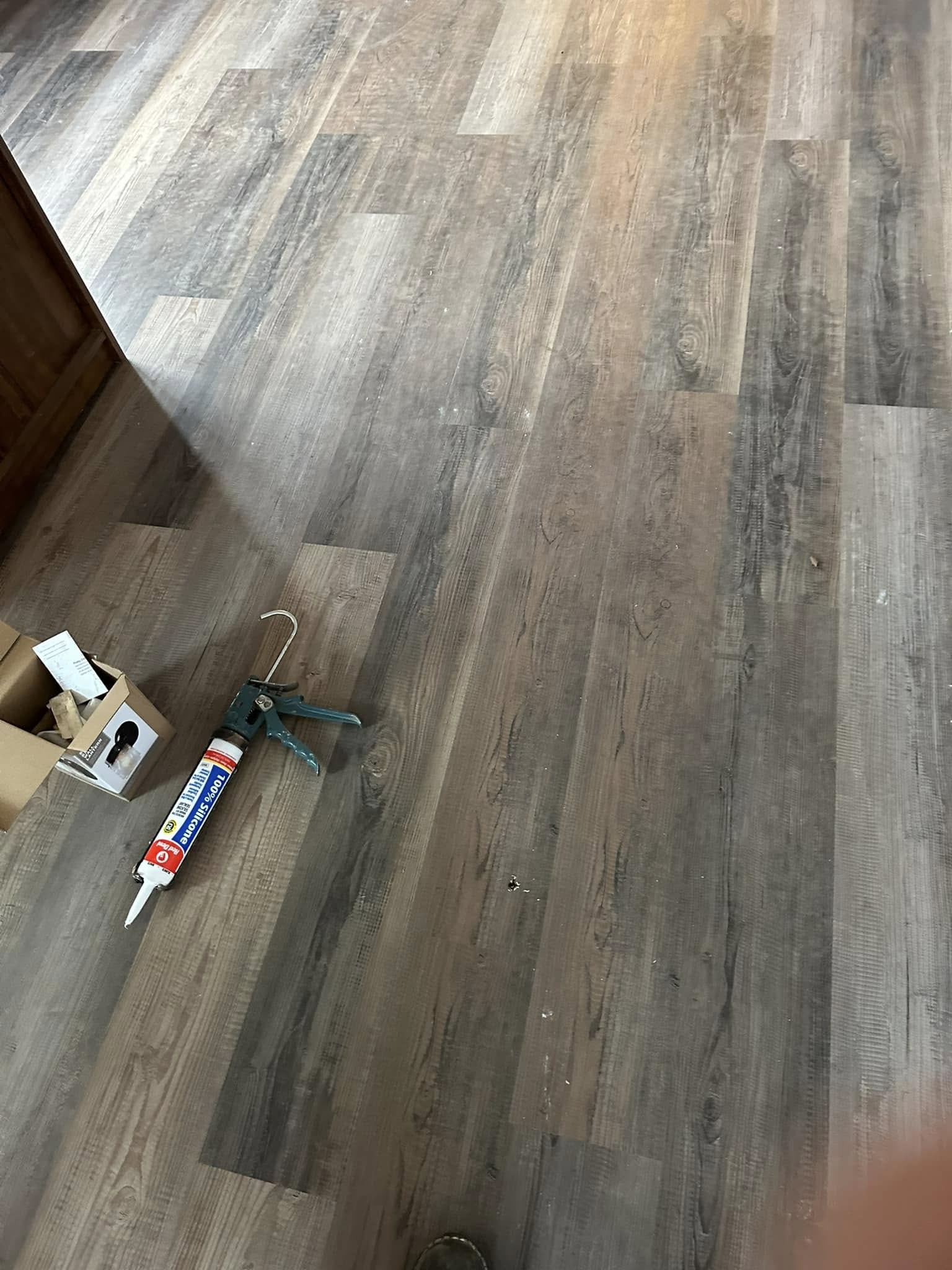 Tile flooring installation